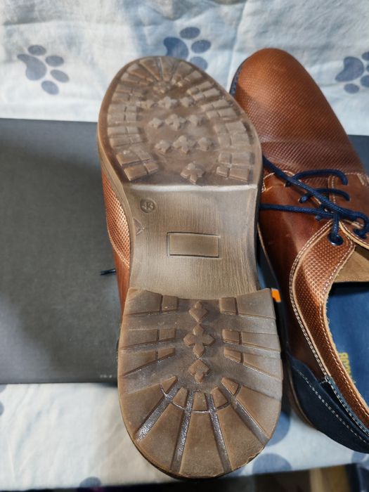 Елегантни мъжки обувки от естествена кожа Oliver Jacob №43