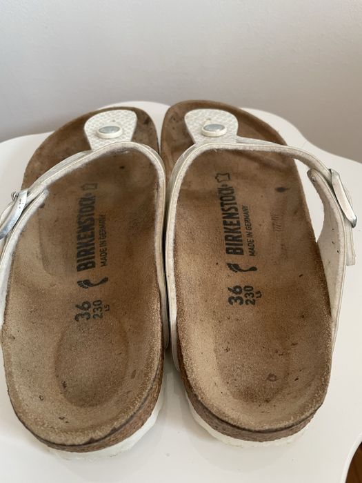 Birkenstock Gizeh alb aquatic lac 36