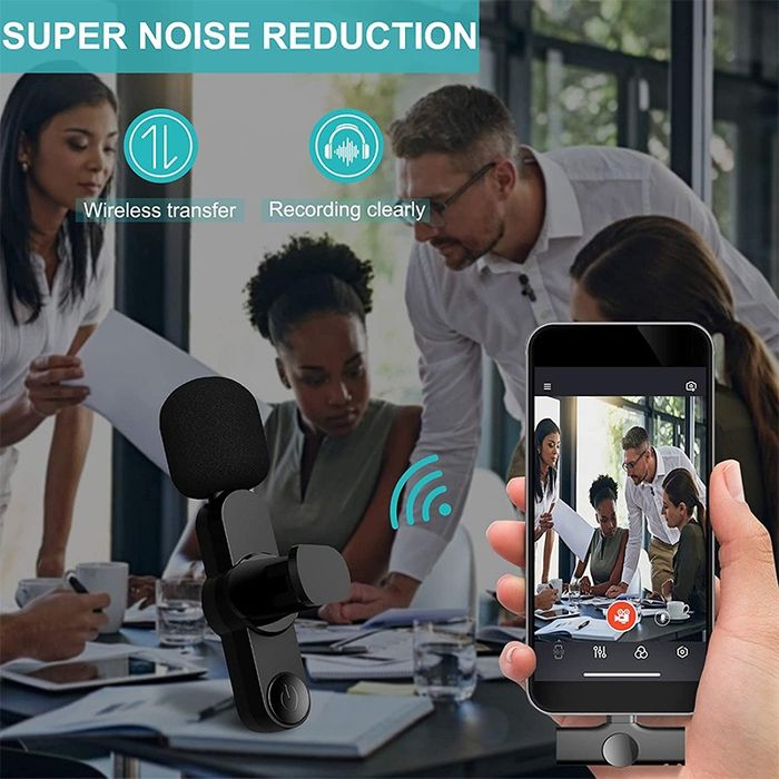 Bakeey A3 Wireless Lavalier Микрофон Портативная портативная