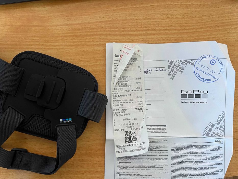 GoPro Hero 12 black + три допълнителни артикула