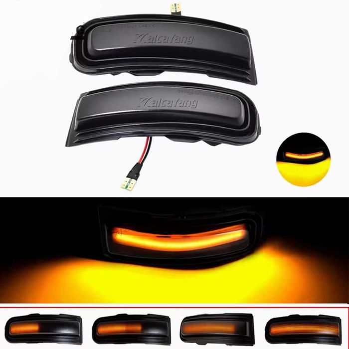 Динамични бягащи мигачи за огледалата за Jeep Renegade лед огледало