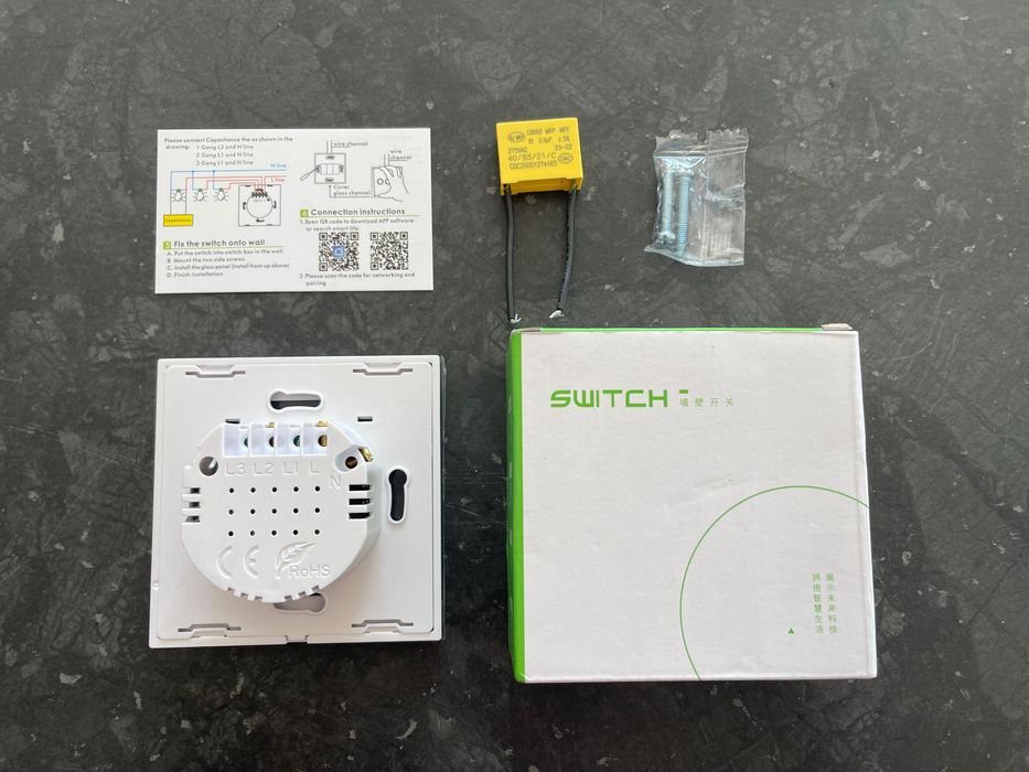 WiFi сензорен ключ за осветление, без нужда от нула