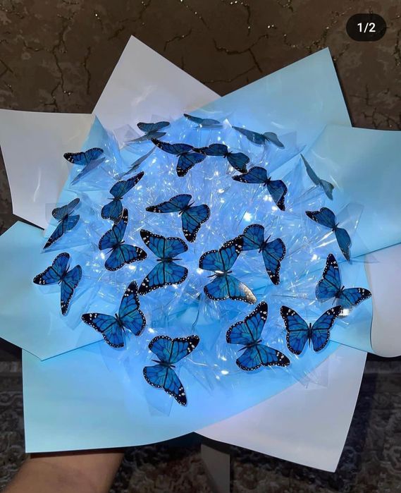 Shar Шар Mandarin buket Kapalakli gul Kapalakli buket Gul kapalak Buke