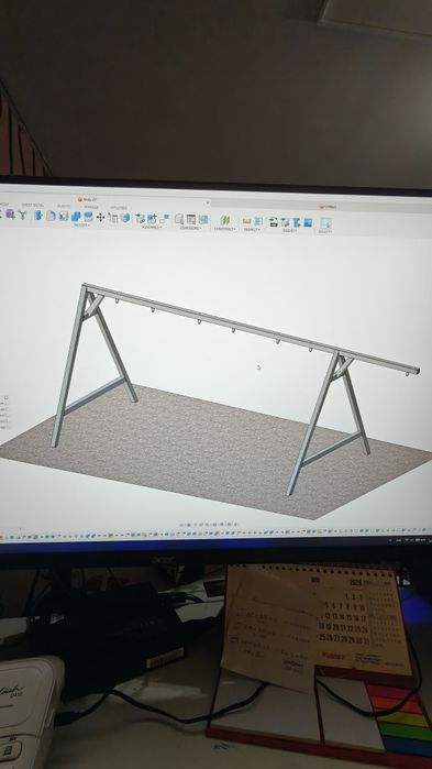 Cadru metalic leagăn / balansoar ultra-rezistent – La comandă