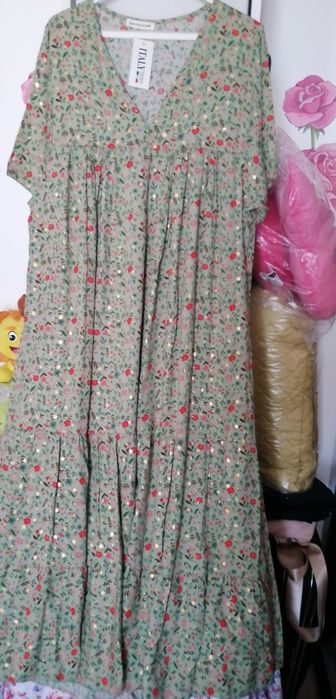 Rochie de vară  kaki măsura 46-48
