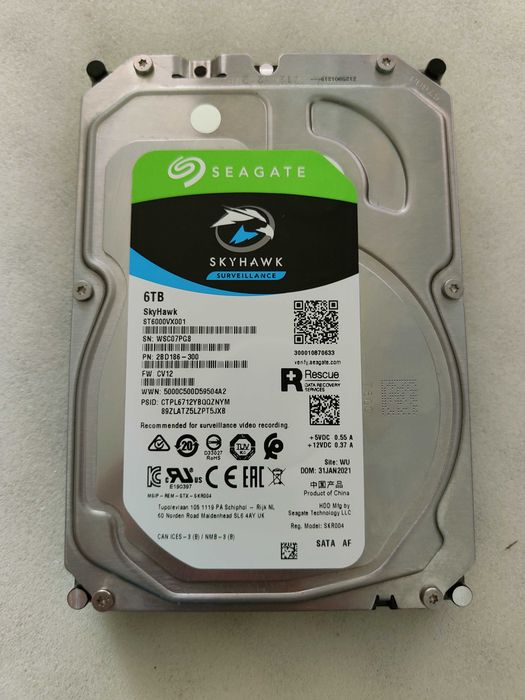 Hard Disk Seagate SkyHawk ST6000VX001 SATA3 | Garanție 12 luni Supraveghere