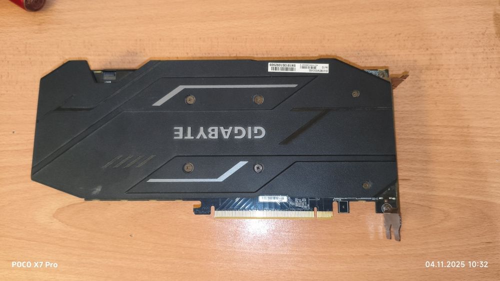 Видеокарта gigabyte 1660ti б/у