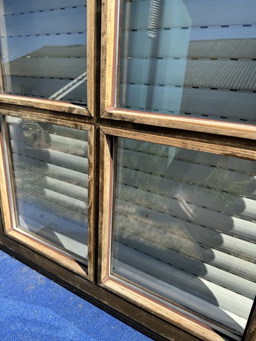 FEREASTRA LEMN TERMOPAN casa cabana antiic H 112 x L 100 Germania 10 b