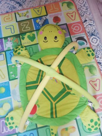 Развивающий детский коврик черепашка