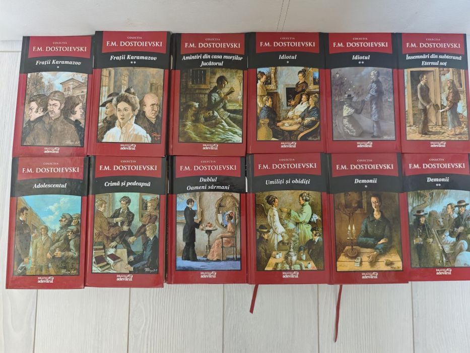 Colecția Dostoievski, Adevărul, Completa, 12 vol, Stare Foarte Buna