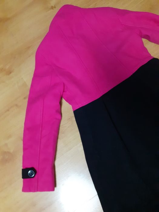 Palton roz-negru fetiță