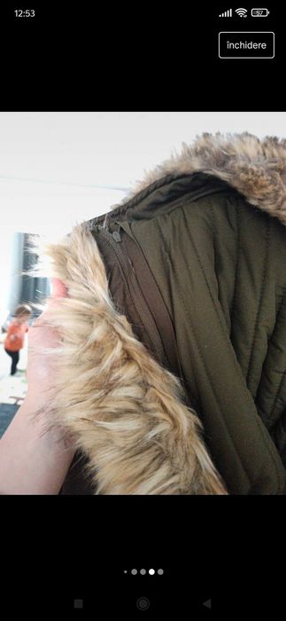 Parka cu blana Zara L