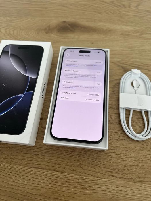 Apple iPhone 16 Pro Max - 256GB - Black Titanium