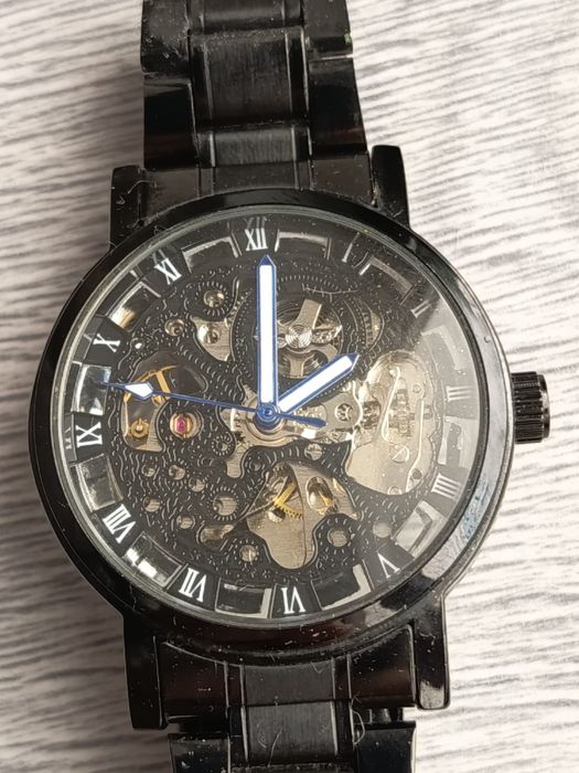 Ceas Automatic Skeleton Black Model Deosebit