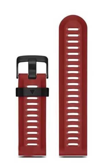 Curea rosie din silicon, 22mm, quickfit, Garmin Fenix 8/ 7/ 6 NOU!