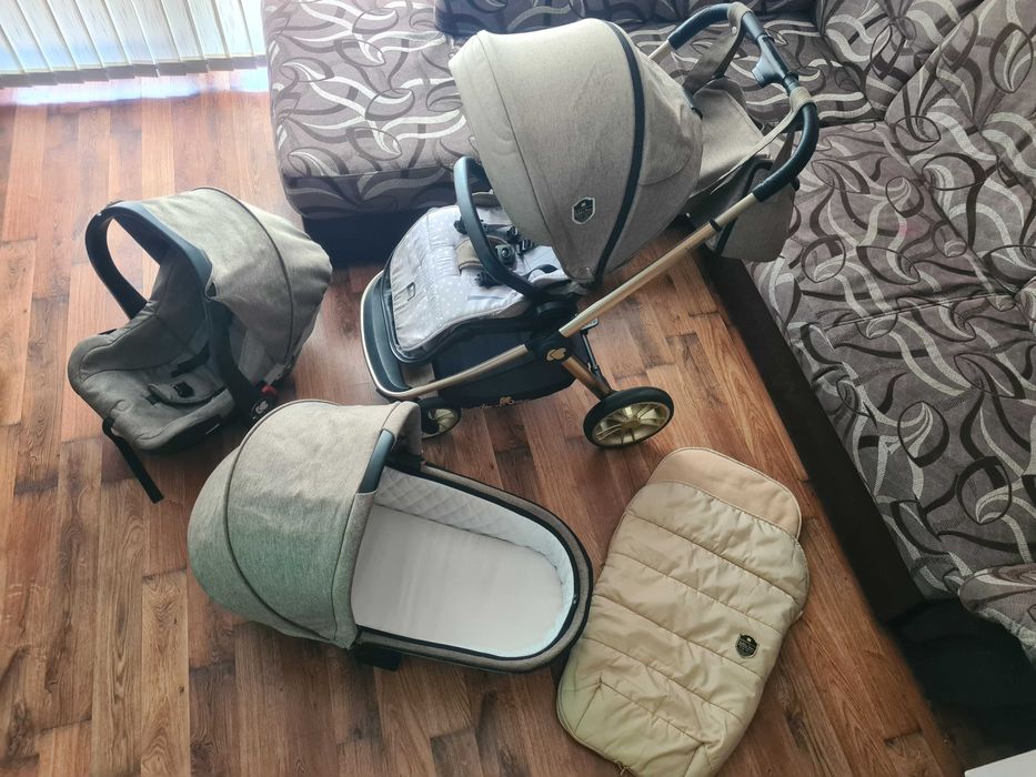 Детска количка 3 в 1 KikkaBoo Vicenza Luxury