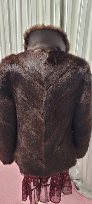 Haină  blana nutrie