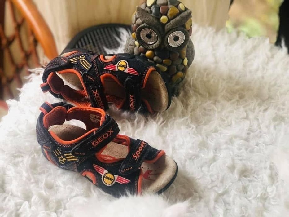 Dandale baiat GEOX-marimea 27,inter17cm,cu piele,nu CROCS,Salomon
