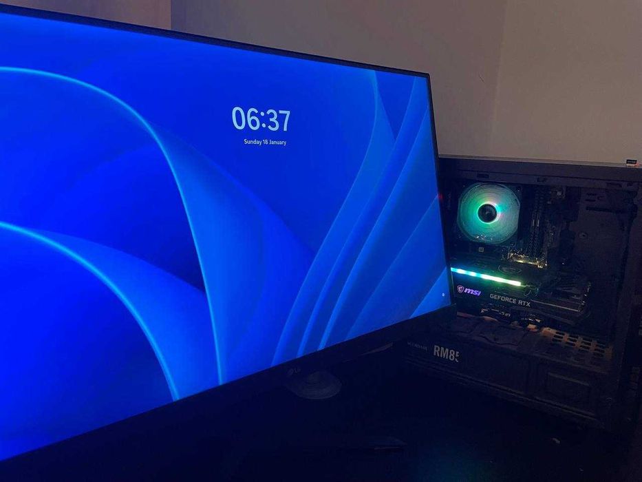 Setup monitor+ procesor