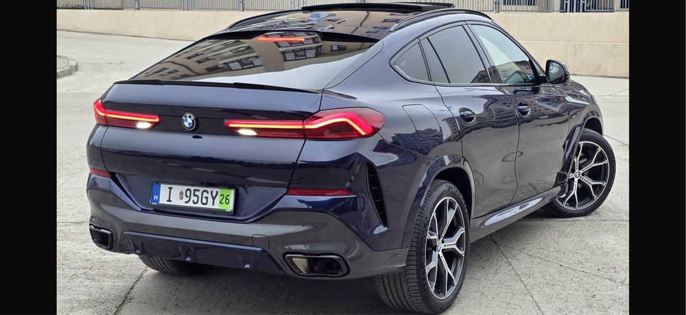 BMW X6 NEW MODEL 2024 3.0 340CP SKYLOUNGE Trapa 360G Incalzire Ventilatie Memorie Distronic Line Side Asist Laser 145000Km Glila Luminata Impecabil