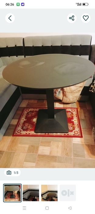 Se vinde. Masa cu picior metalic