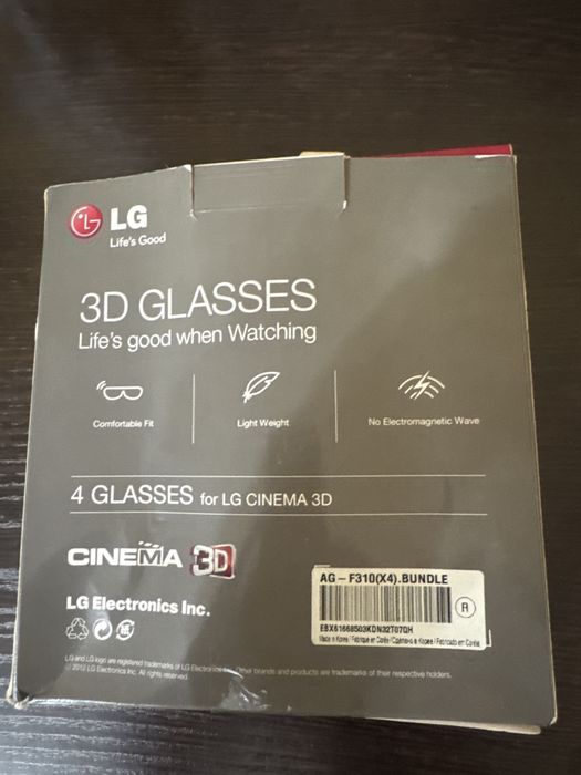 3D очки LG для телевизора