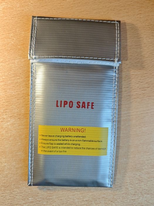 Battery Safe Bag, сумка для  повербанка термостойкая, от пожара