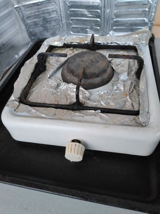 Газов котлон с газова бутилка