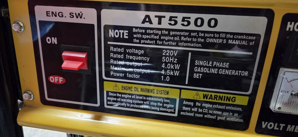 Generator benzina monofazat 4,5kw ADS AT5500