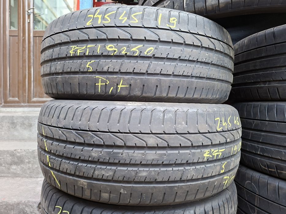 Set anvelope 275/40 R19 cu 245/45 R19 Pirelli runflat