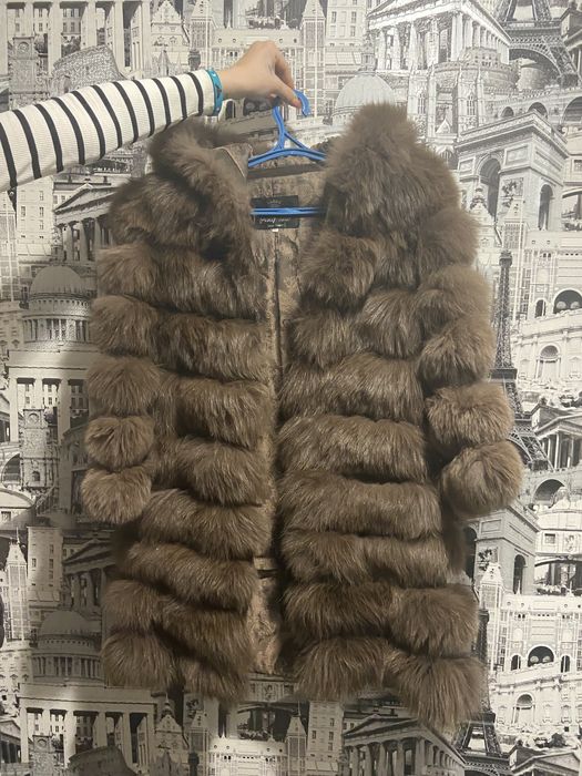 Шуба песец.