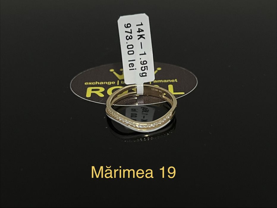 Bijuteria Royal CB : Inel dama aur nou 14k 1,95gr