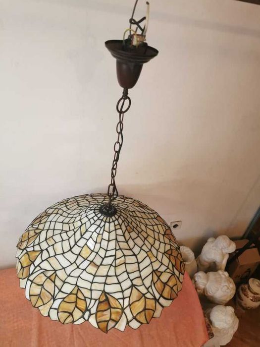 Candelabru tiffany cu lant