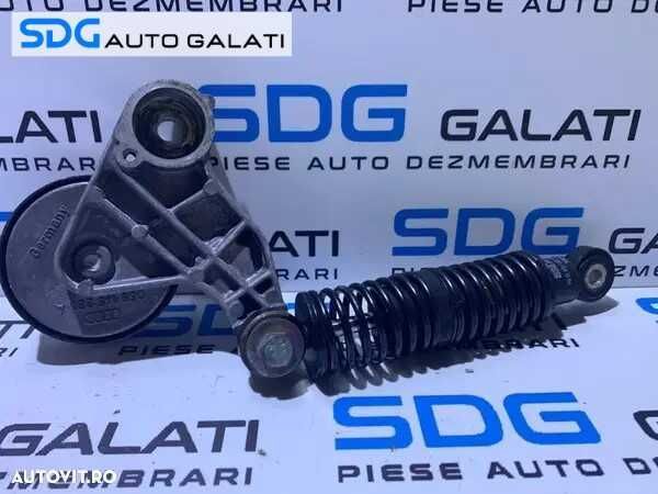 Suport Rola Intinzatoare Curea Alternator cu Telescop Amortizor Audi A6 C5 2.5TDI V6 1998 - 2005 Cod 059145283A