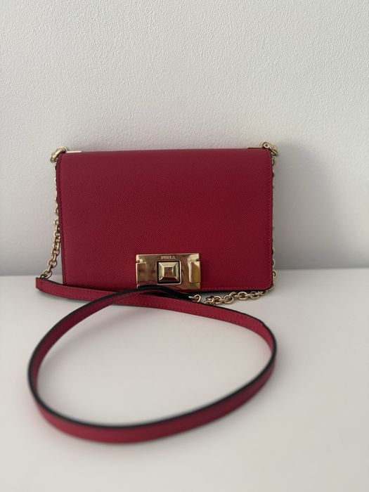 Geanta Furla roz inchis - zmeuriu