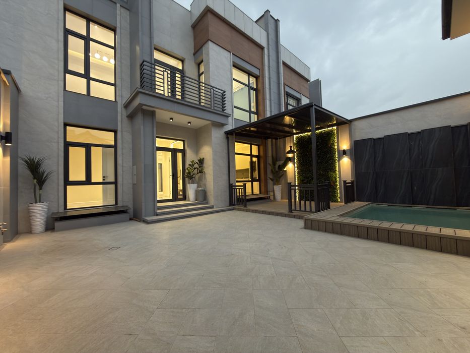 Продажа нового дома в стиле Хай-Тек Буюк Ипак Йули ор:р Чайхана Салом