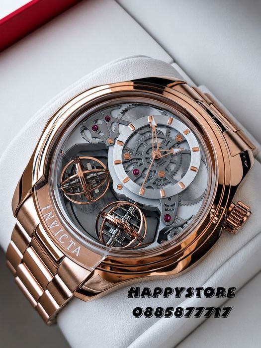 INVICTA Specialty Rose Gold full metal 48 mm, Инвикта нов мъжки часовник