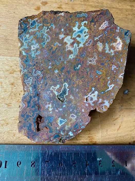 doua agate Turcia, 1 nodul taiat in jumatati, o felie agat