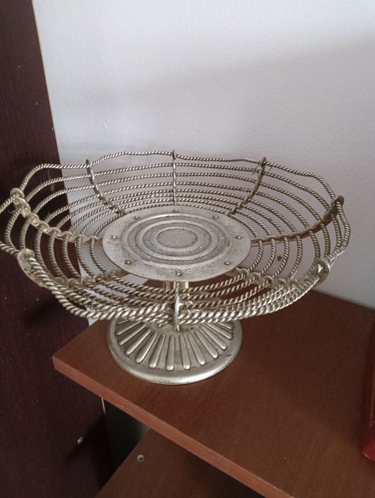 Посуда. Мельхиоровая фруктовница.  Винтаж.