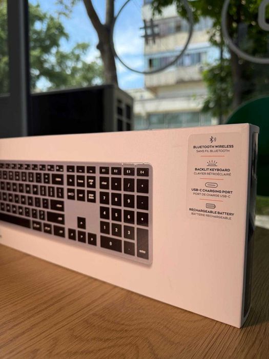 Tastatura SLIM Satechi X3  Bluetooth retroiluminata, GRI