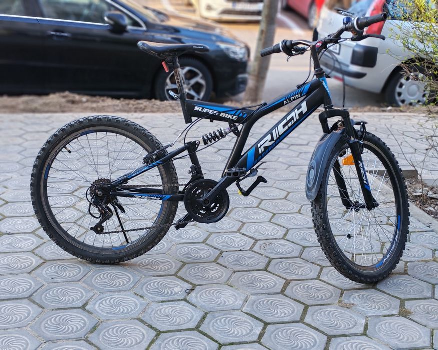 Bicicletă MTB Rich Alpin Super Bike - Roți 24" - Full Suspension
