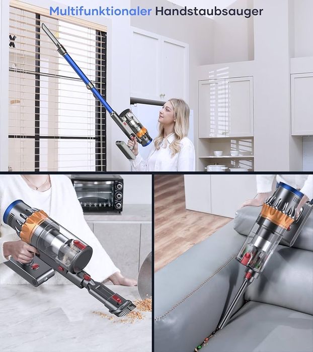 Ликвидация !!!Безжична прахосмукачка MIBODE 45000 Pa/550 W/70 min