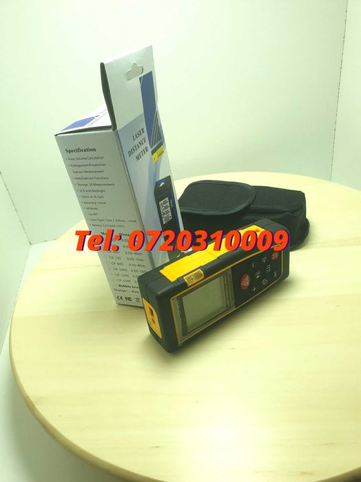 Ruleta  Telemetru Laser Verde 40m