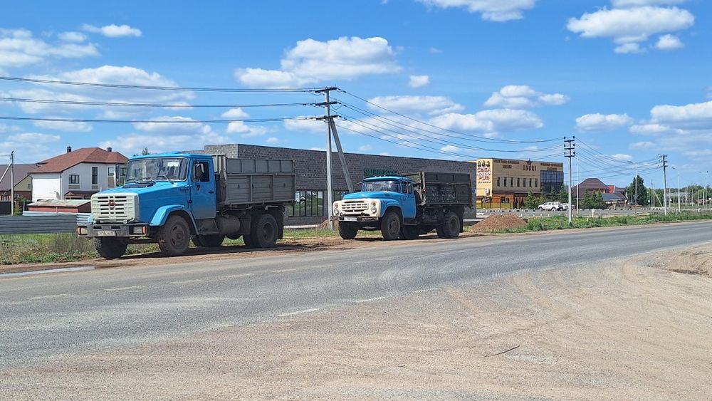 Камаз Зил  пгс грунт