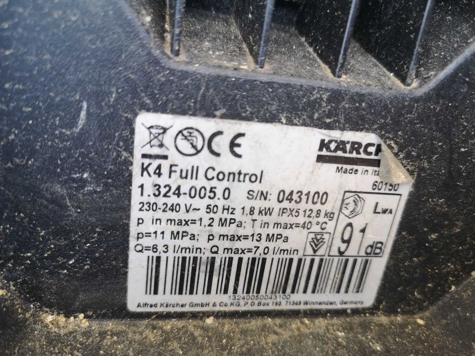 Водоструйка - Karcher K4 Full Control / Stanley