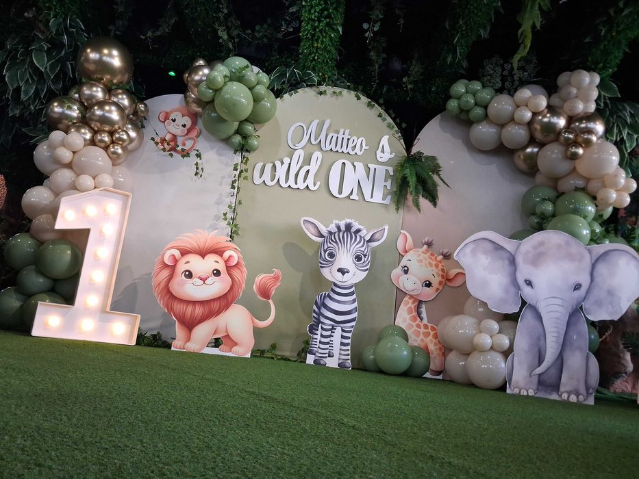Aranjamente botez/cristelnita Arcada baloane Photocorner DECOR PARTY Panou foto majorat Arcada baloane gender reveal girl/boy
