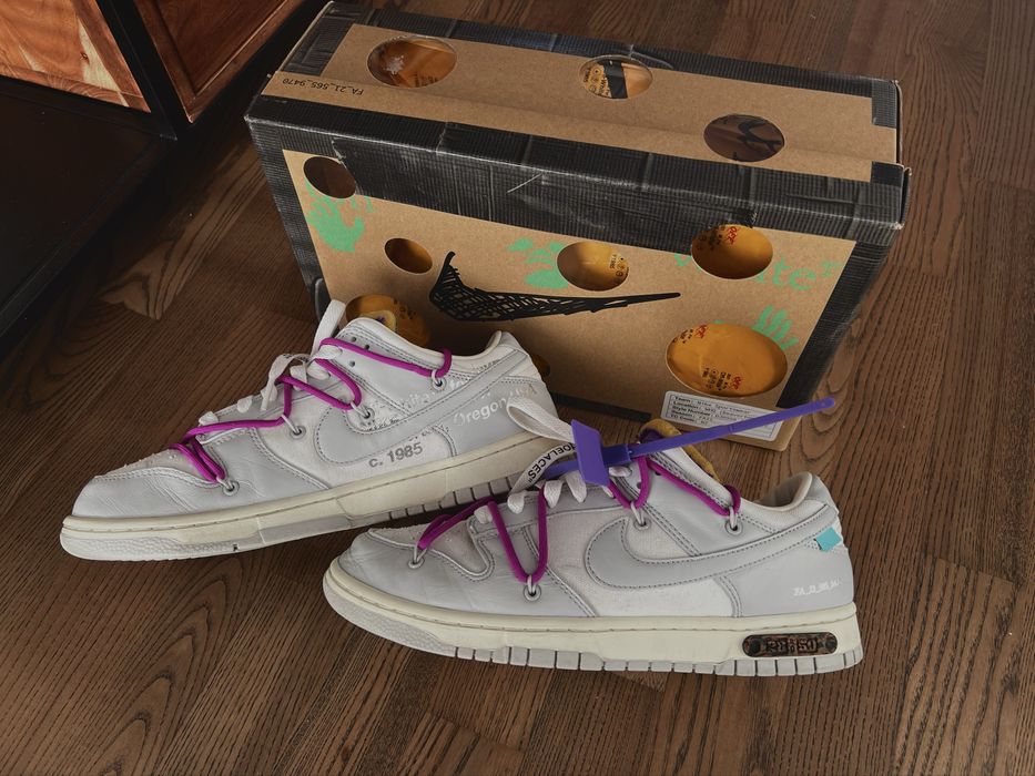 Обувки Nike Dunk Low Off-White Lot 28 *ОРИГИНАЛНИ* размер 42,5