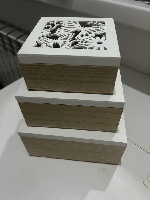 Шкатулки набор 3 в 1