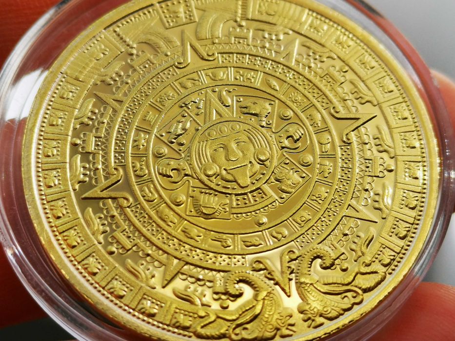Колекционерска сувенирна монета цивилизацията на Маите.