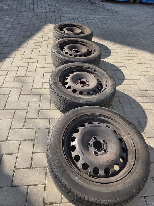 Set roți complete vară Ford Transit Connect – jante + anvelope 215/55 R16